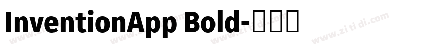 InventionApp Bold字体转换